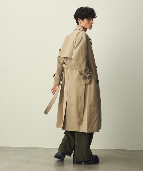 Shoowtime（ショウタイム） トレンチコート コート Draped over double