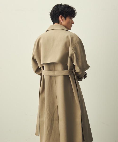 OVER COAT(オーバーコート)のトレンチコート Shoowtime（ショウタイム） トレンチコート コート Draped over double