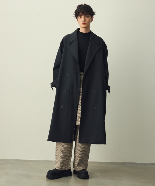 OVER COAT(オーバーコート)のトレンチコート Shoowtime（ショウタイム） トレンチコート コート Draped over double