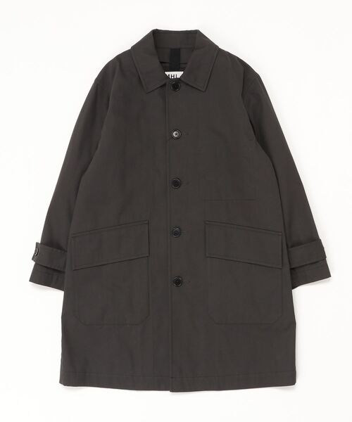 エムエイチエル　ステンカラーコート　メンズ MHL.（エムエイチエル） ステンカラーコート コート PROOFED COTTON