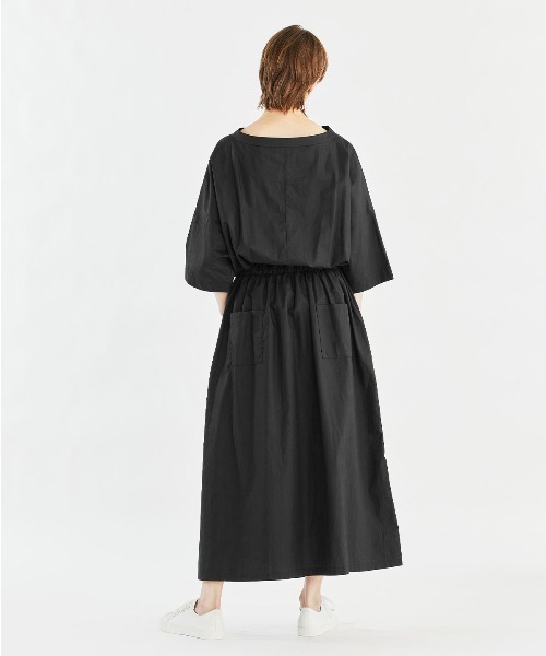 mizuiroind（ミズイロインド） 半袖ワンピース FREE ブラック