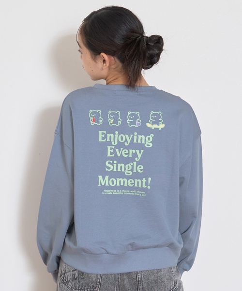 LOVETOXIC トレーナー 「7days」クマモチーフトレーナー キッズ 子供服