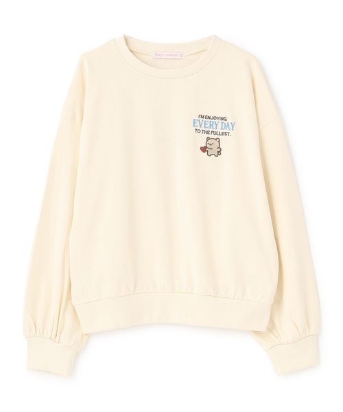 LOVETOXIC トレーナー 「7days」クマモチーフトレーナー キッズ 子供服