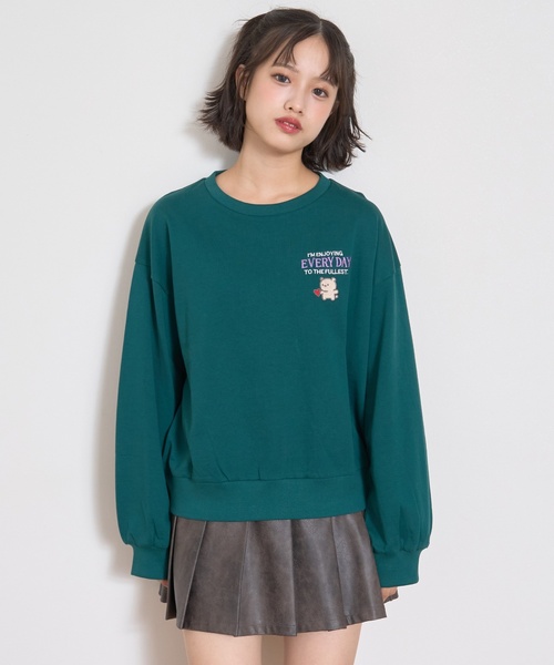 LOVETOXIC トレーナー 「7days」クマモチーフトレーナー キッズ 子供服