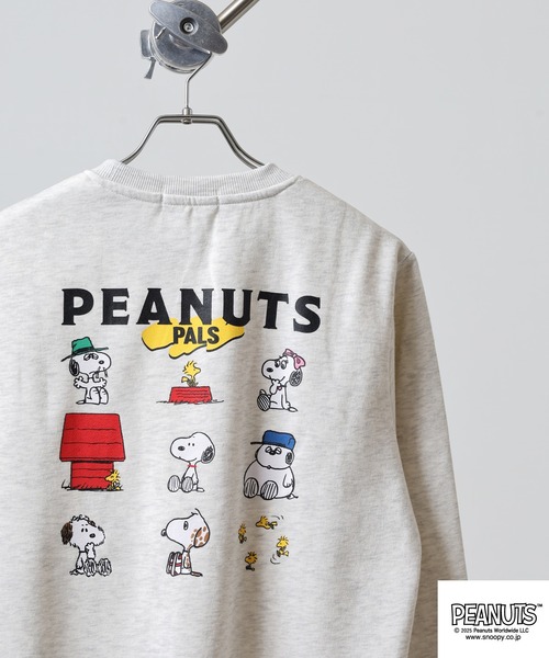 PEANUTS トレーナー スウェット プリント裏起毛トレーナー メンズ