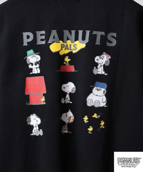 PEANUTS トレーナー スウェット プリント裏起毛トレーナー メンズ