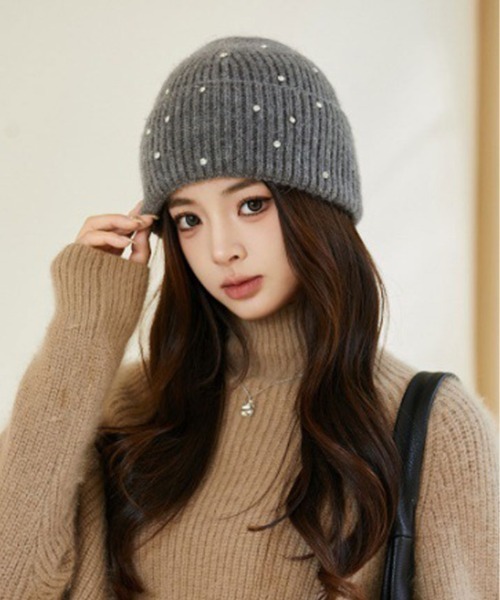 ビーズ付き黒ニット帽 COLIMBO(コリンボ) SOUTH FORK KNIT CAP 【ZX-0610】 Dark Navy