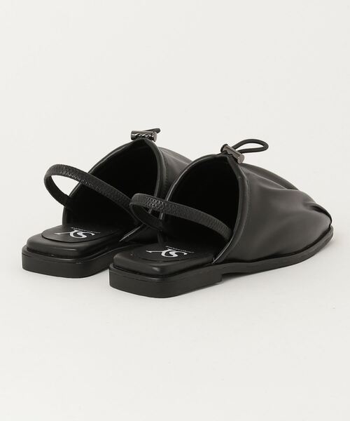 「SY UNITED ARROWS」 フラットサンダル 25cm ブラック レディース_画像2