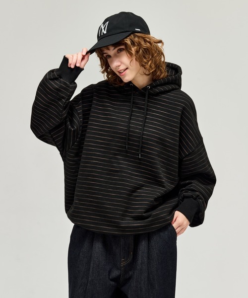 WETTEMPT パーカー HEAVY WEIGHT BORDER HOODIE / ヘビーウェイト