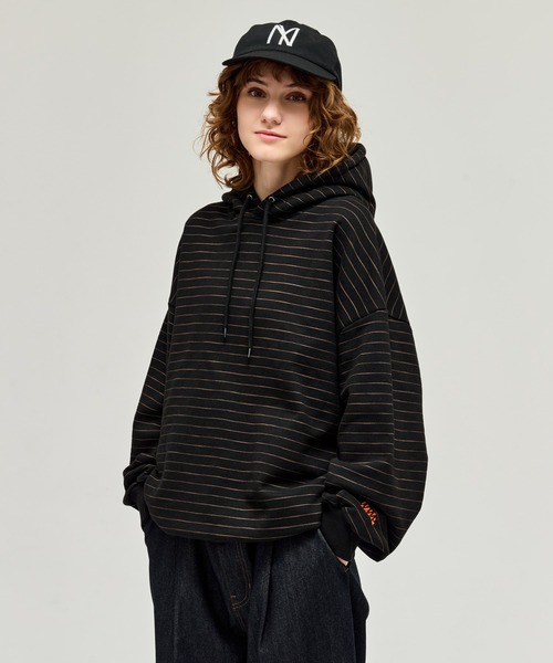 WETTEMPT パーカー HEAVY WEIGHT BORDER HOODIE / ヘビーウェイト