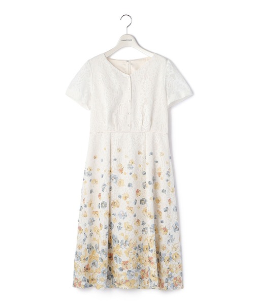 「LAISSE PASSE」 半袖ワンピース SMALL ピンク レディース_画像7