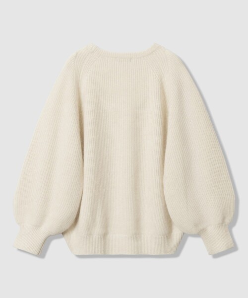 新品未使用　アルアバイル　ニット allureville（アルアバイル） ニット セーター 片畦プルオーバー