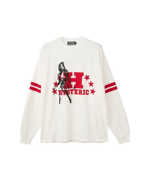 ヒステリックグラマー　レディース　トップス　星柄　hysteric glamor HYSTERIC GLAMOUR（ヒステリックグラマー） tシャツ H STARS Tシャツ