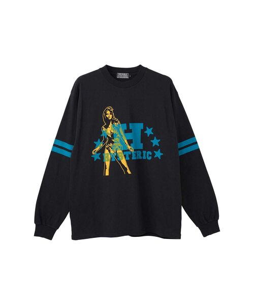 90s Hysteric glamour スターロゴ　星　長袖　tシャツ　ロンt HYSTERIC GLAMOUR（ヒステリックグラマー） tシャツ H STARS Tシャツ