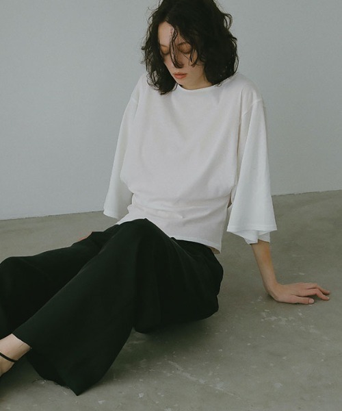 「ETRE TOKYO」 半袖Tシャツ FREE グレー レディース_画像7