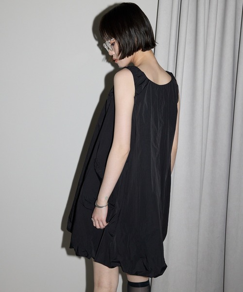 「leimn」 ノースリーブワンピース FREE ブラック レディース_画像5