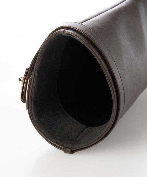 「Launa lea」 ロングブーツ S ダークブラウン レディース_画像9