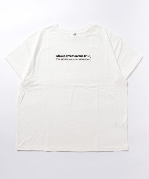 「EVRIS」 半袖Tシャツ FREE グレー レディース_画像2