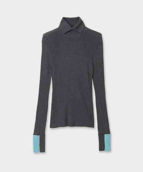 CINOH（チノ） ニット セーター 「CINOH/チノ」TURTLE NECK TIGHT KNIT