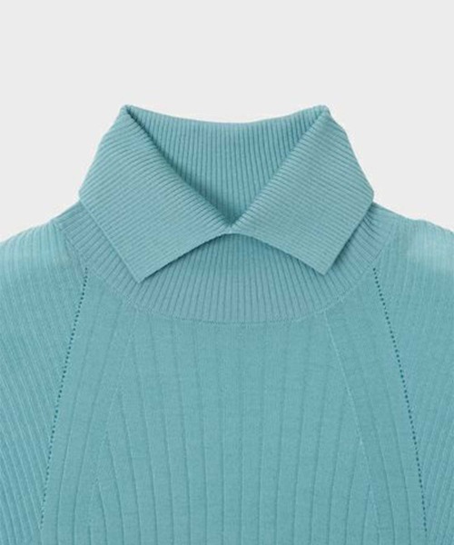 CINOH（チノ） ニット セーター 「CINOH/チノ」TURTLE NECK TIGHT KNIT