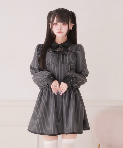 Pal elfy ワンピース 胸開き配色ワンピース : ZOZOTOWN Yahoo!店