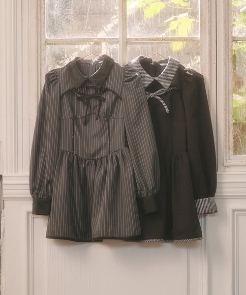 Pal elfy ワンピース 胸開き配色ワンピース : ZOZOTOWN Yahoo!店