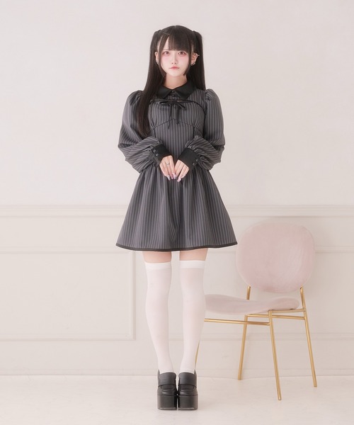 Pal elfy ワンピース 胸開き配色ワンピース : ZOZOTOWN Yahoo!店