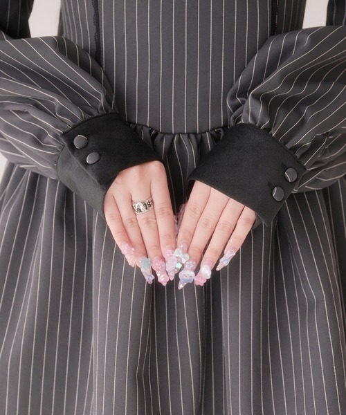 Pal elfy ワンピース 胸開き配色ワンピース : ZOZOTOWN Yahoo!店