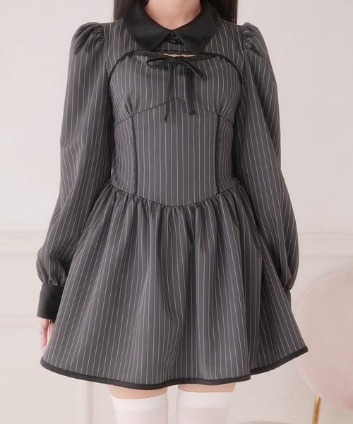 Pal elfy ワンピース 胸開き配色ワンピース : ZOZOTOWN Yahoo!店