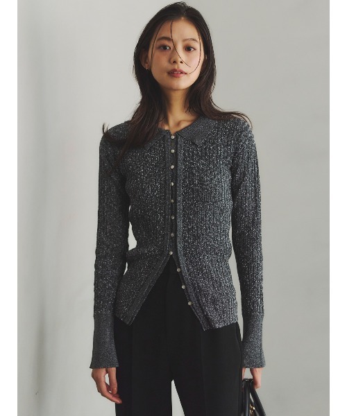 anuans（アニュアンス） ニット セーター ネップラメニットトップス