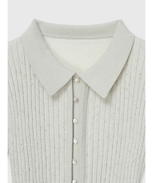 anuans（アニュアンス） ニット セーター ネップラメニットトップス