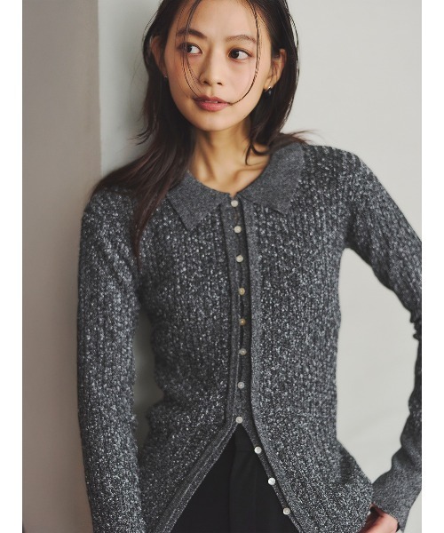 anuans（アニュアンス） ニット セーター ネップラメニットトップス