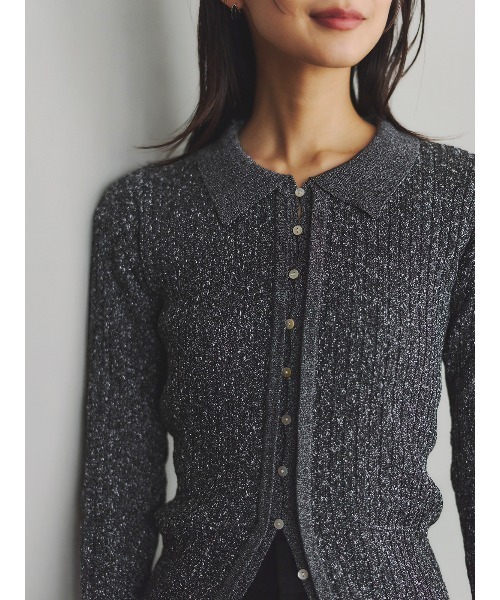 anuans（アニュアンス） ニット セーター ネップラメニットトップス