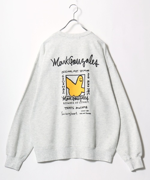 「Mark Gonzales」 スウェットカットソー M ホワイト系その他3 レディース_画像5