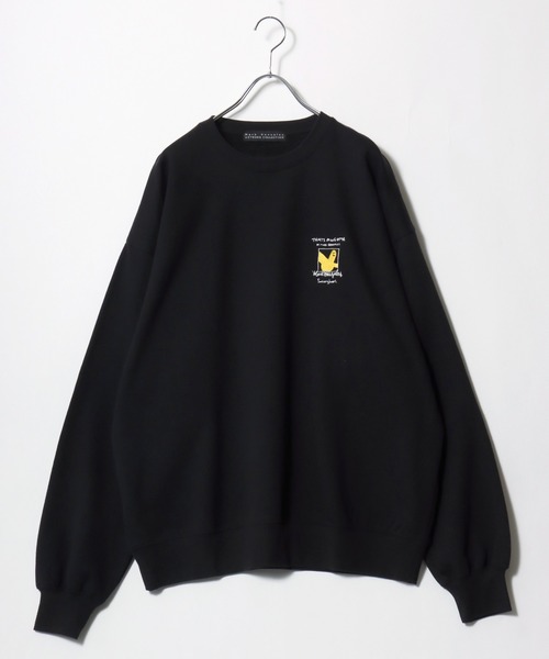 「Mark Gonzales」 スウェットカットソー M ホワイト系その他3 レディース_画像6