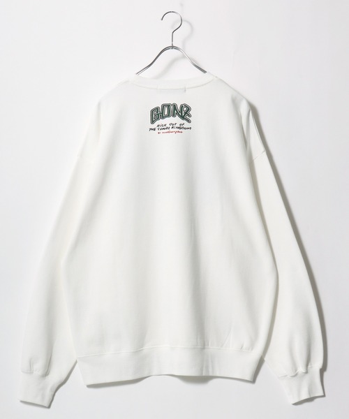 「Mark Gonzales」 スウェットカットソー M ホワイト系その他3 レディース_画像9