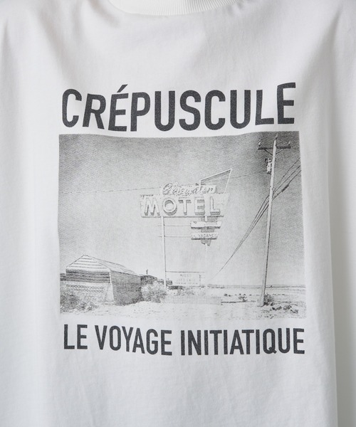 「PUAL CE CIN」 半袖Tシャツ FREE グレー レディース_画像3