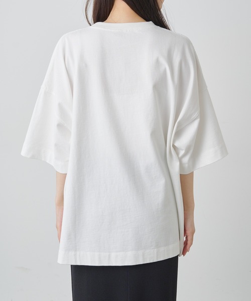 「PUAL CE CIN」 半袖Tシャツ FREE グレー レディース_画像5