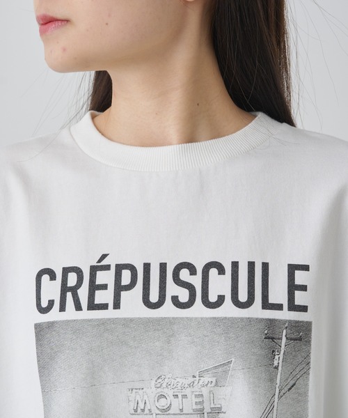 「PUAL CE CIN」 半袖Tシャツ FREE グレー レディース_画像7