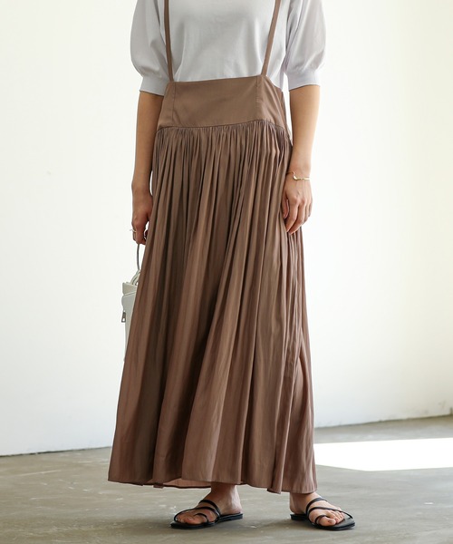 「for/c」 キャミソールワンピース M モカ レディース_画像2