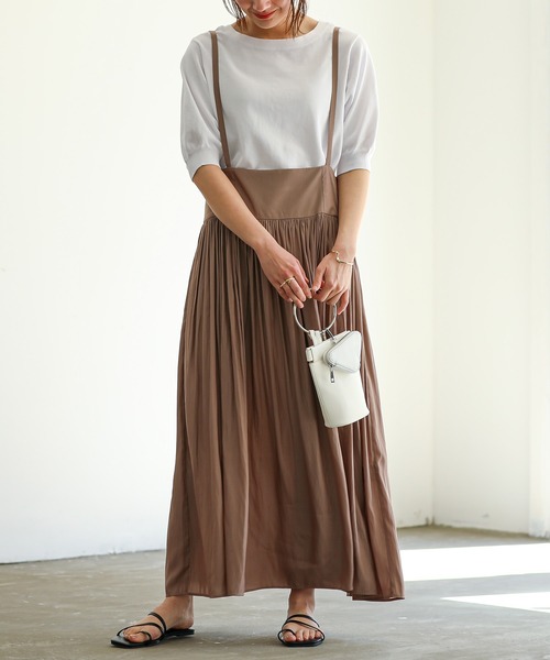 「for/c」 キャミソールワンピース M モカ レディース_画像3