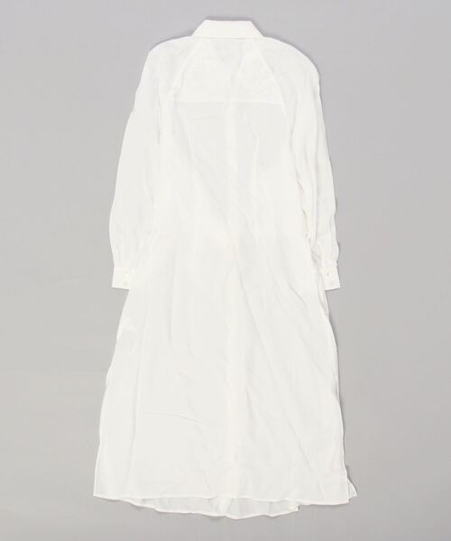 「ALLSAINTS」 シャツワンピース 2 オフホワイト レディース_画像2