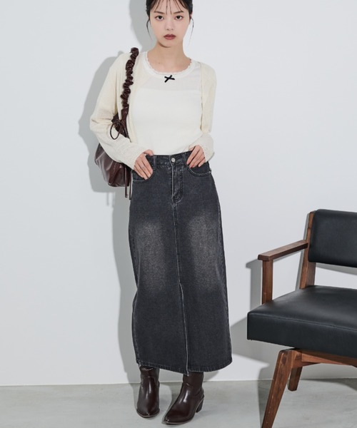 「paravion」 カーディガン FREE グレー レディース_画像3