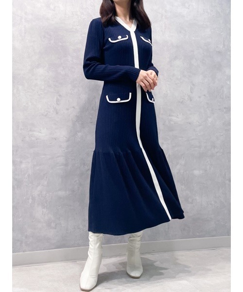 CELFORD（セルフォード） ニットワンピース 38 ホワイト レディース