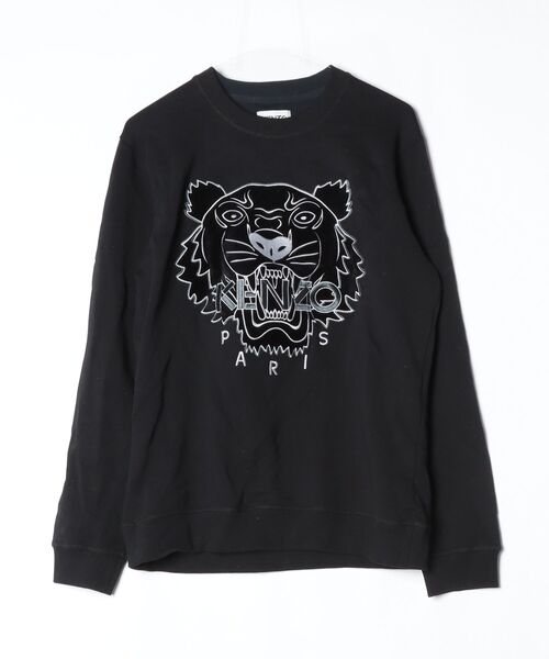 KENZO 裏起毛スウェット KENZO（ケンゾー） スウェットカットソー MEDIUM ブラック系その他