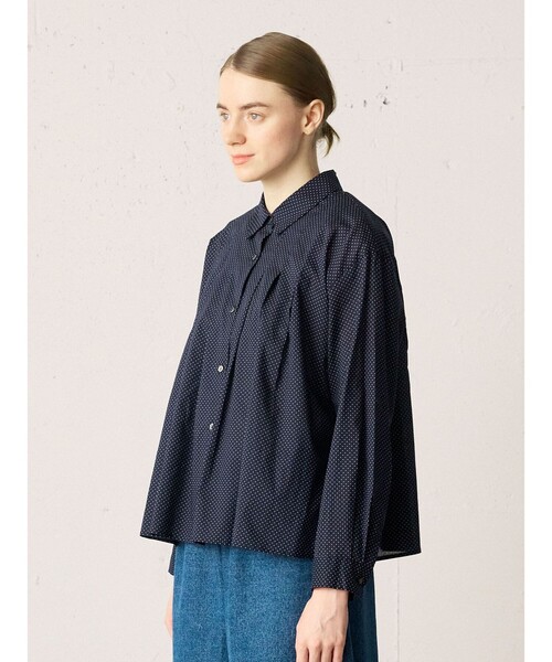 「MidiUmi」 長袖シャツ FREE オフホワイト レディース_画像6