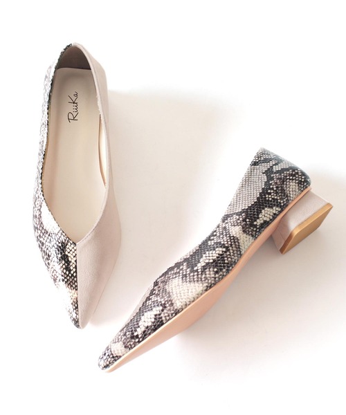 「RiiiKa」 パンプス M アイボリー レディース_画像3