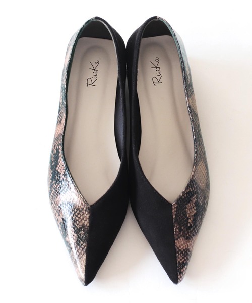 「RiiiKa」 パンプス M アイボリー レディース_画像4