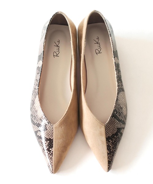 「RiiiKa」 パンプス M アイボリー レディース_画像5