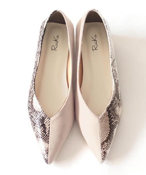 「RiiiKa」 パンプス M アイボリー レディース_画像6
